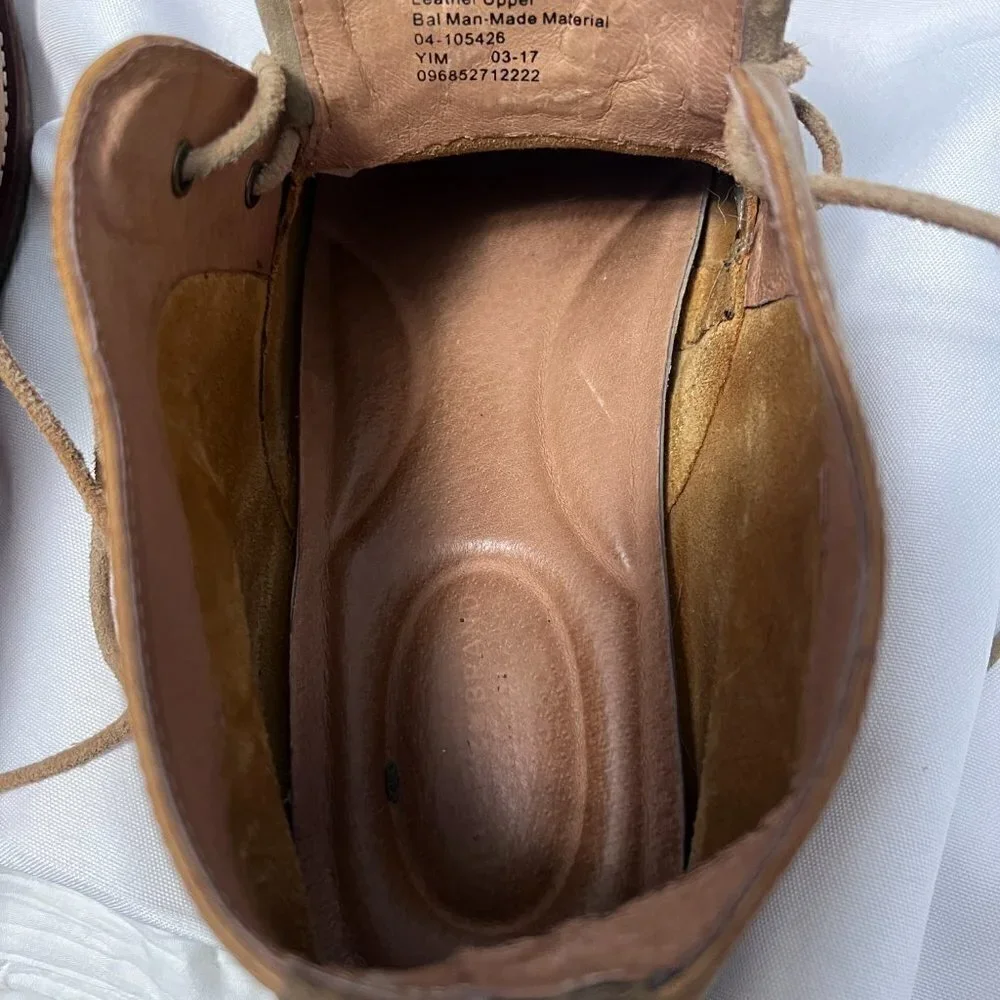 Lucky Brand Men's Leather Up Mason Chukka Bal Man -Made Material boots